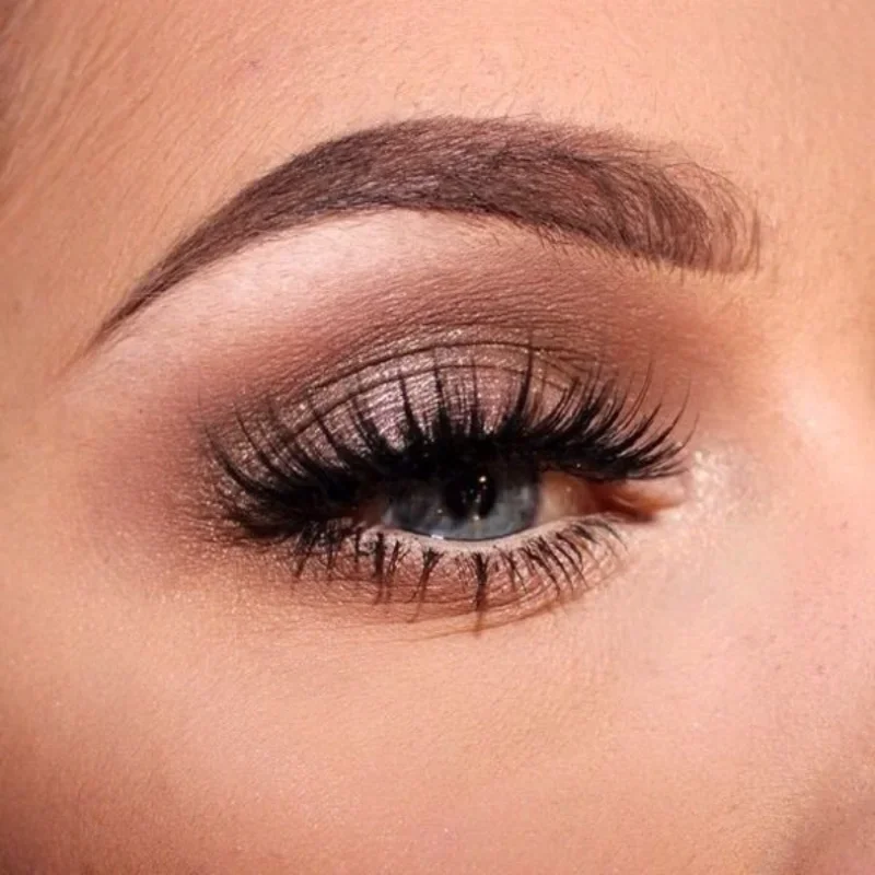 Bộ 10 Đôi Tất Nữ Dài Dày Vòng Tay Lông Mi Giả Mắt Dụng Cụ Trang Điểm (Màu: Đen)