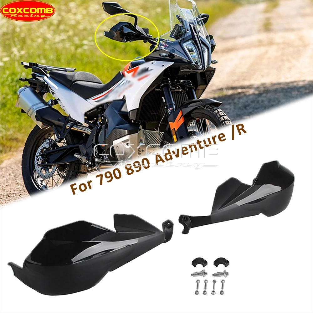 دراجة نارية Handguard غطاء للحماية ل 790 مغامرة /R 2019-2024 موتوكروس قفازات واقية لليد درع ل 890 مغامرة /R 2021-2024