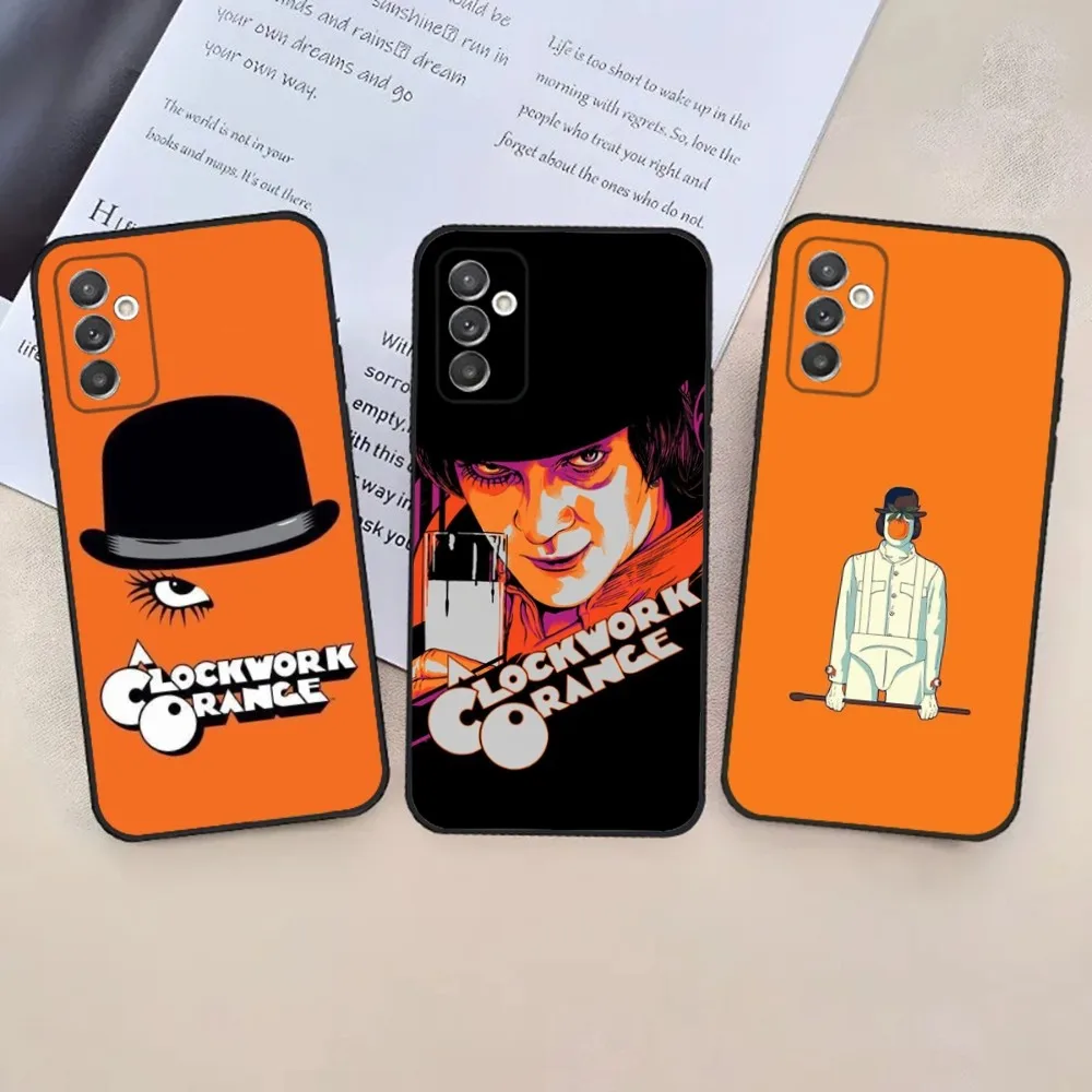 Film A C-Clockwork Orange Phone Case For Samsung S24,23,22,30,21,10,9,Ultra,Plus,Lite,FE,5G Black Soft Case