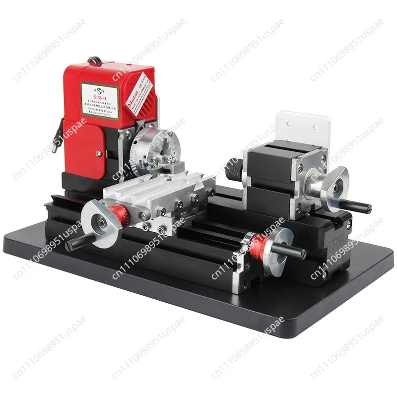 Mini lathe, multi-function mini teaching machine tool, Maker, metal lathe, wood lathe, student use