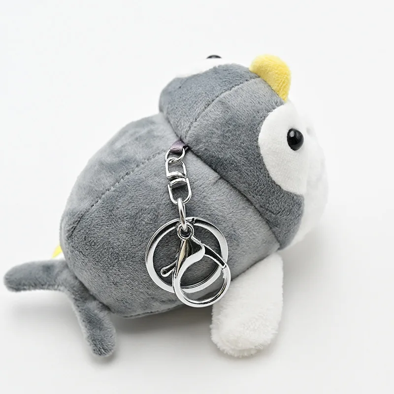 creative cartoon new seal  cross-dressing penguin tiger plush doll fashione pendant cute decoration soft keychain birthday gift