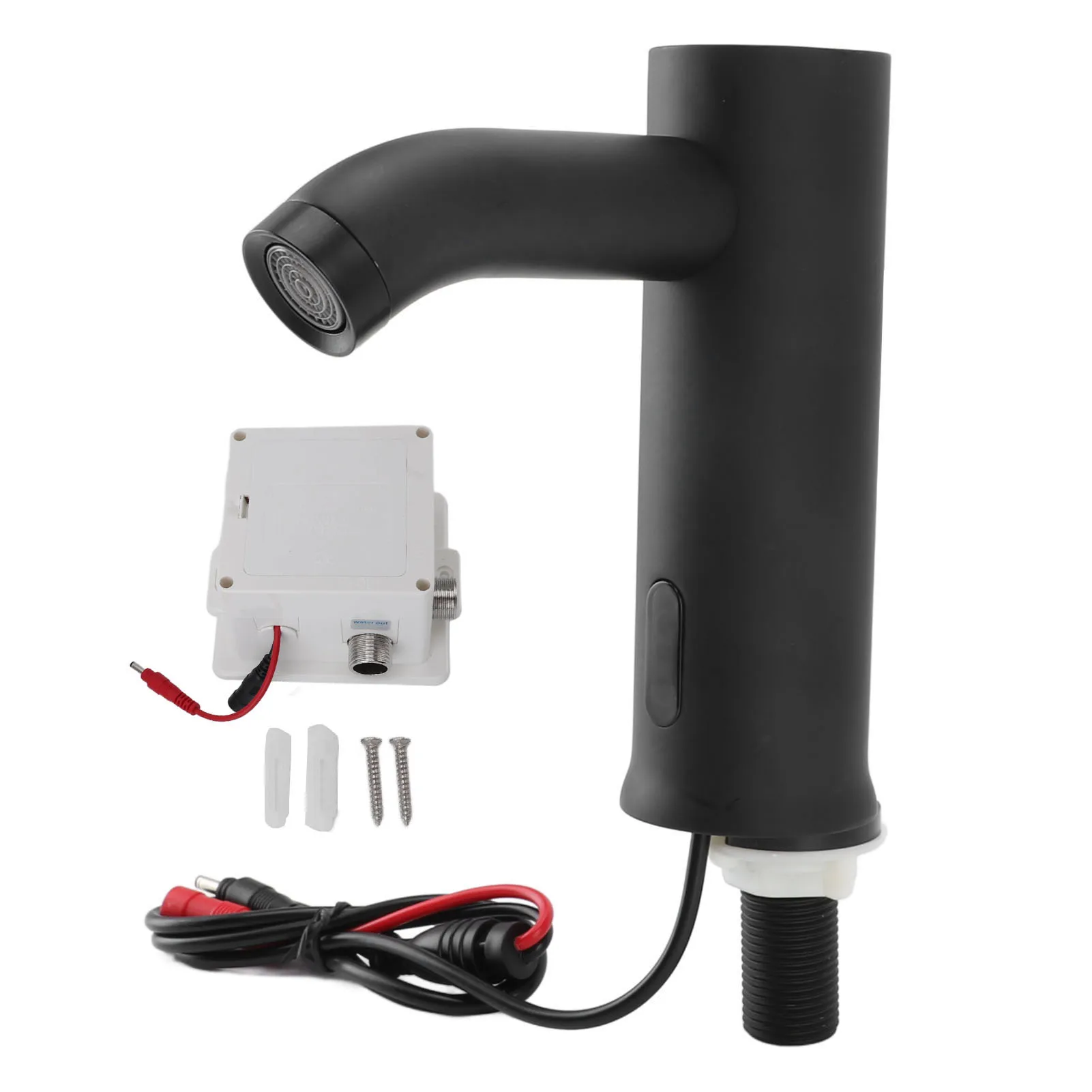 Stainless Steel Automatic Motion Sensor Faucet 0.1‑0.6Mpa Vertical Touchless Sink Faucet with Infrared Sensor for Bathroom Kitch