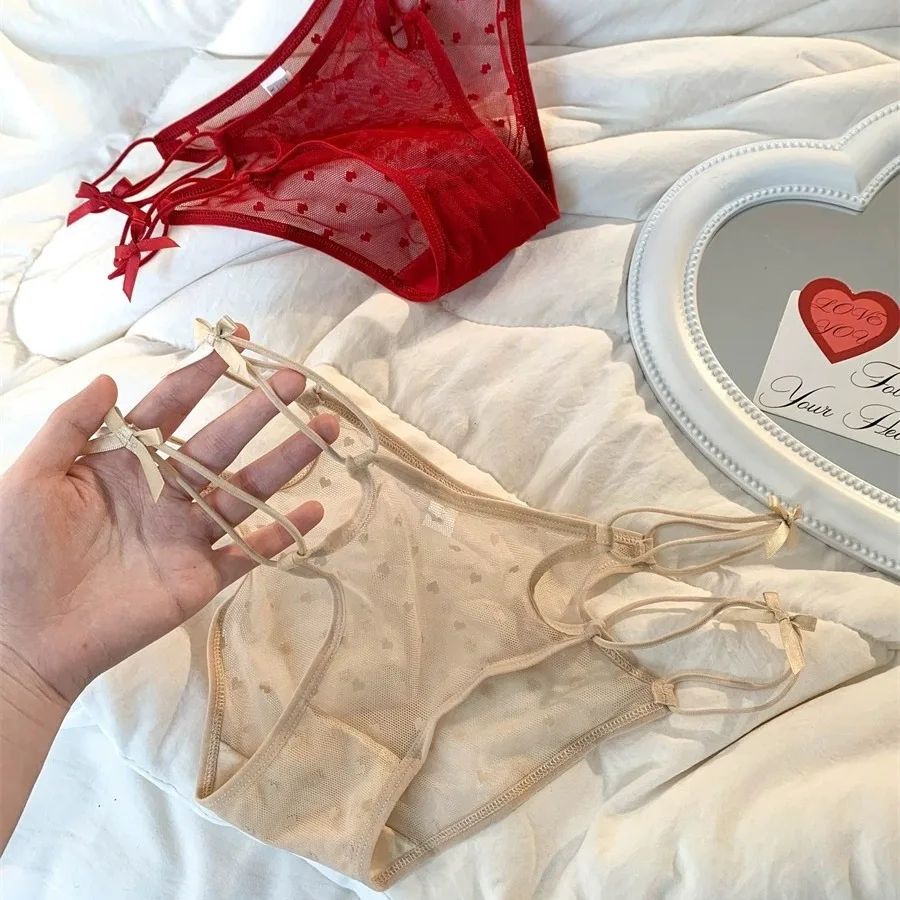 

Первые модные трусики с кружевной отделкой и низкой талией для девочек-подростков, мягкое хлопковое комфортное сексуальное, но невинное летнее нижнее белье, хит продаж 2023 года