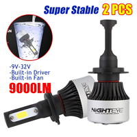 NIGHTEYE H7 Led Car Headlight Bulb Lamp Fog Light H4 H1 H11 Lamps Car Light  Auto LED 72W 9000LM 6500K 9-32V