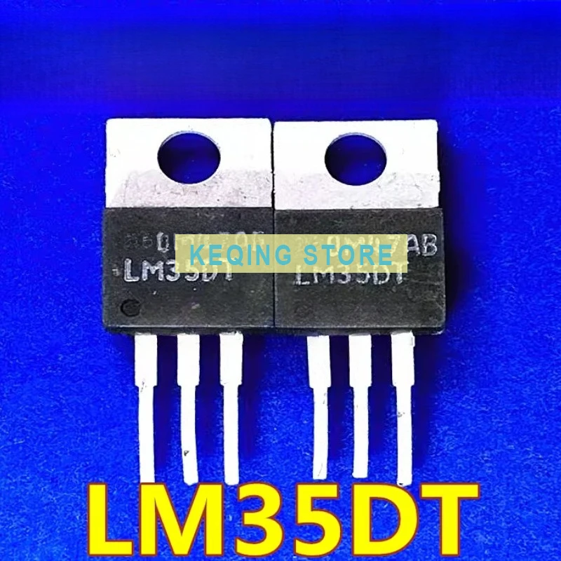 10PCS Used+Not NEW+Send after Measure LM35DT LM35DT/NOPB in-line TO220 precision Celsius temperature sensor chip