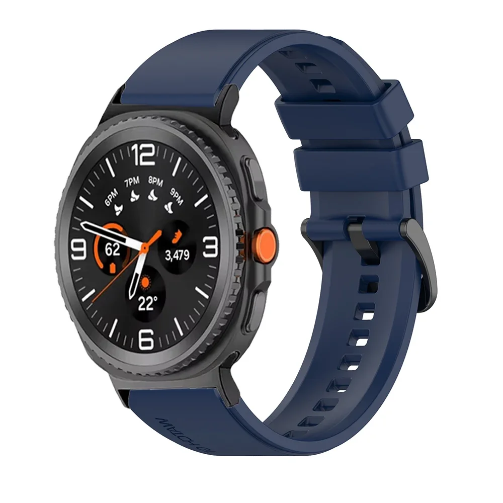 삼성 갤럭시 워치 8 44mm 40mm 클래식 46mm용 스포츠 실리콘 밴드, 갤럭시 워치 울트라 2025 47mm 스트랩용 통기성 팔찌