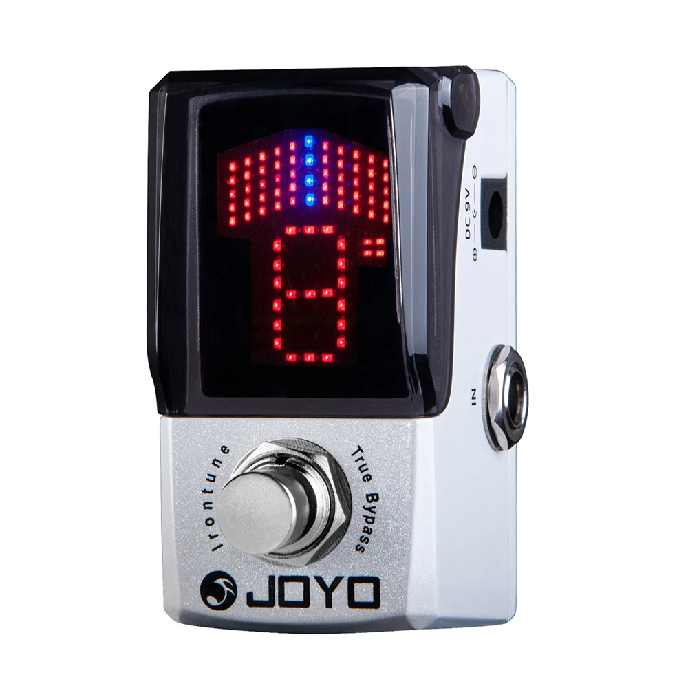 JOYO JF-326 IRONTUNE Tuner Pedal High Precision & Sensitivity Tuning Function LED Display Tuner Pedal for Guitar Bass