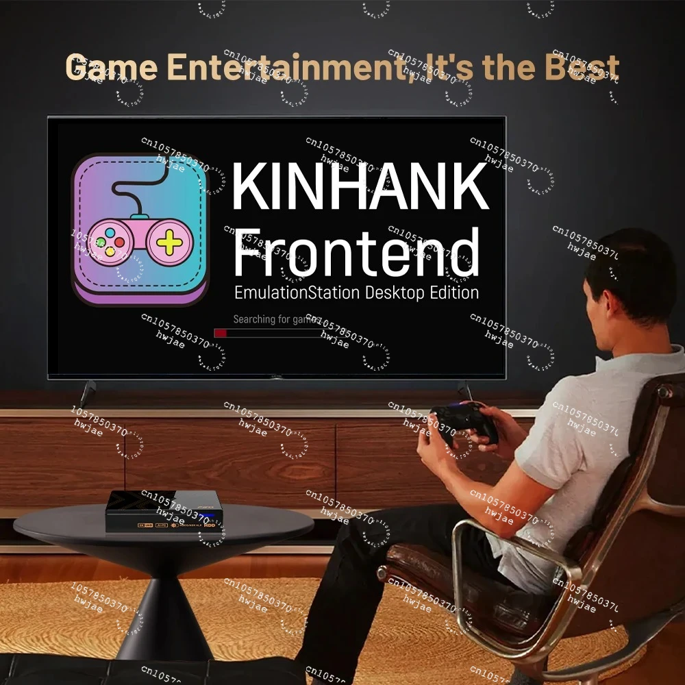 Kinhank Super Console X5 PRO Retro Plug and Play T3 320G Android 12 Game Console TV Box for PS2 WII N64 SS DC Emulators