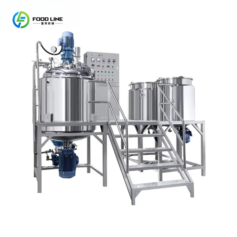 Mayonnaise Vacuum Mixer Homogenizer Tank for Cosmetic Cream Ointment Lotion Making Mixing Custom