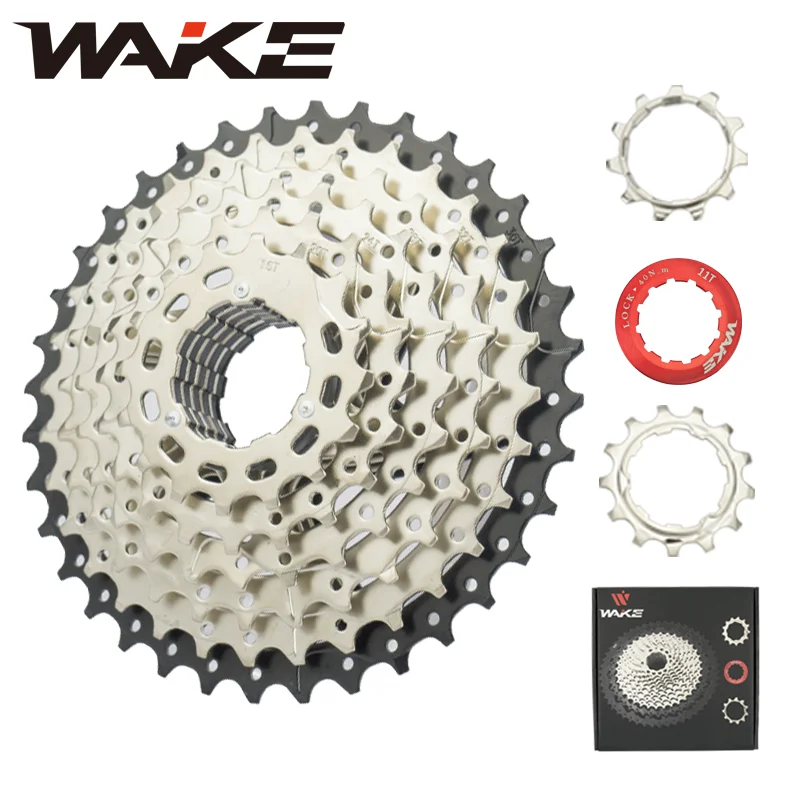 

Wake Mountain Bike Cassette 8 Speed 25/28/32/36/40/42T Sprocket Freewheel 8s for Cycling MTB Folding Road Bicycle Accessories