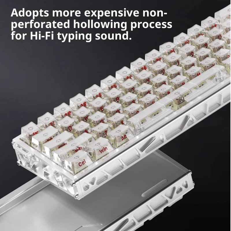 

Горячий черный Jue Alux60, полностью алюминиевая магнитная ось, механическая клавиатура с ЧПУ, индивидуальный кабель с возможностью горячей замены, игровой киберспортивный компьютер, праздник