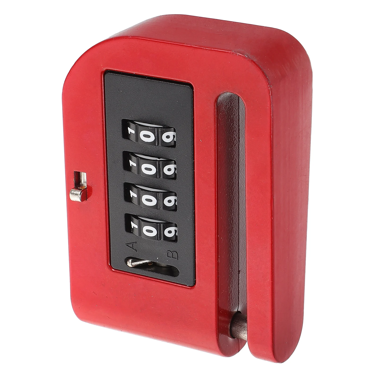 High Security 4-Digit Password Disc Brake Lock Bicycle Combination Lock Durable Aluminum Alloy Anti-Theft Device for Mountain