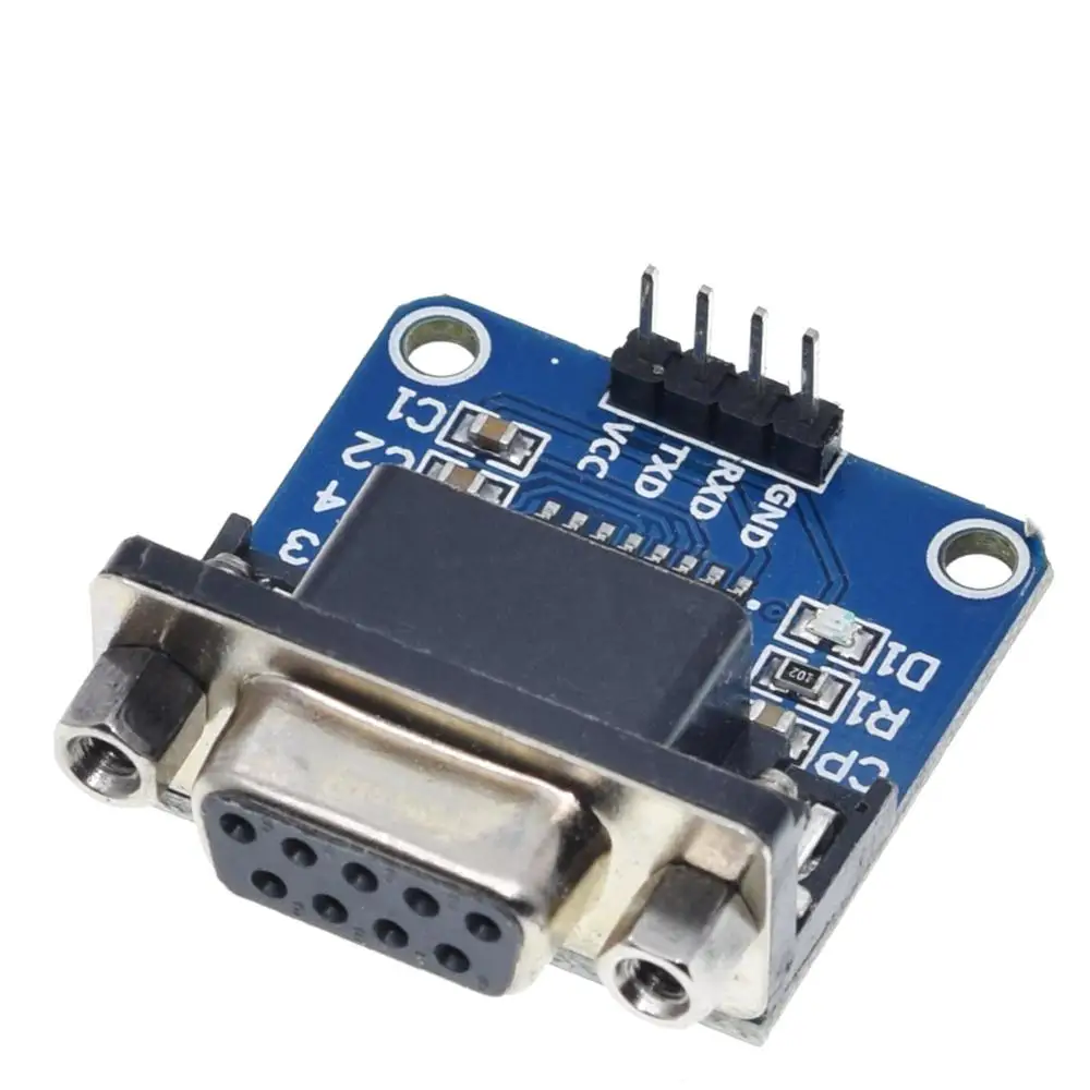 TZT MAX3232 RS232 から TTL シリアルポートコンバータモジュール DB9