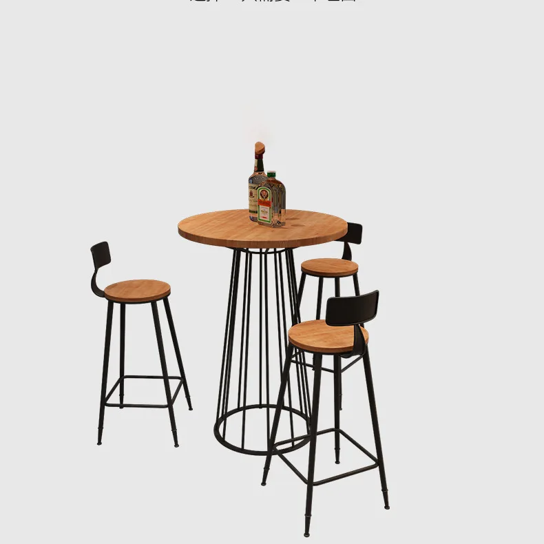 American pub 23 people round bar table creative cafe high bar table bar table combination