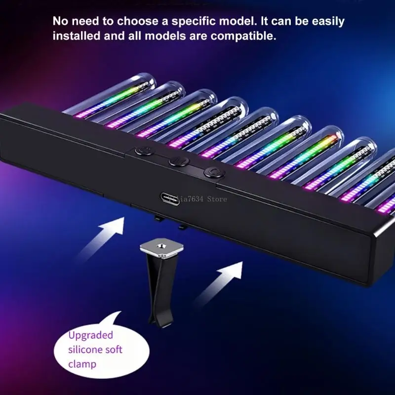 

Dynamic USB Sound Reactive LED Light Bar for PC Setups and Car Interior
