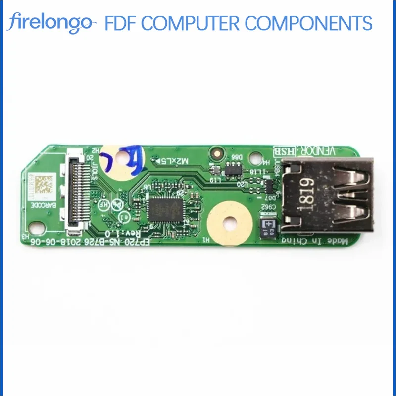 

For Lenvo ThinkPad P72 Left USB 3.0 Interface Board NS-B726 01HY719 Replacement Port Connector