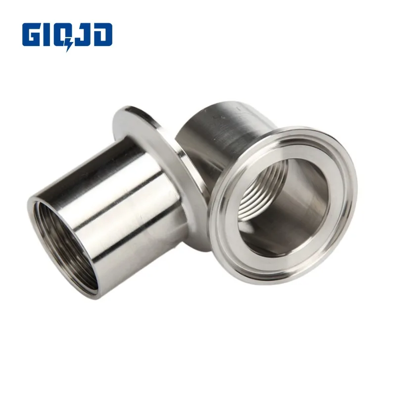 

Нержавеющая сталь 304, 1/2 дюйма, DN15/25/32/40, санитарный наконечник с внутренней резьбой, наружный диаметр 50,5/64/77 мм, фитинг для труб, подходит для 1,5 дюйма, 2 дюйма, 2,5 дюйма, тройной зажим