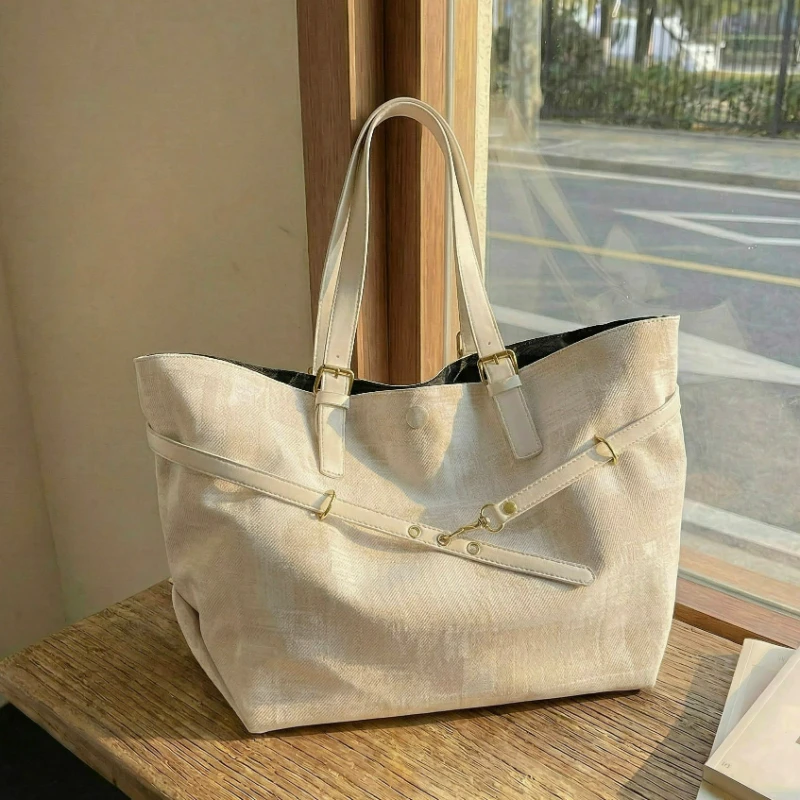 

Fashion Shoulder Bag Women Large Capacity Casual Commuter Handle Bag for College Students Comfortable and Versatile Storage Bags