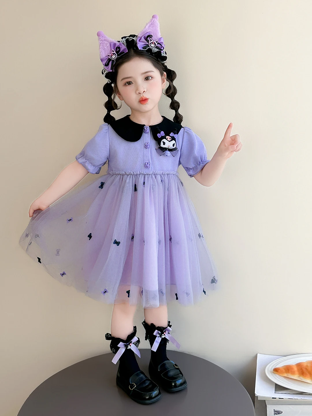 女の子用プリンセススカート、半袖メッシュドレス、夏のおしゃれなベビー服、可愛いスタイルのキッズドレス、コットン素材