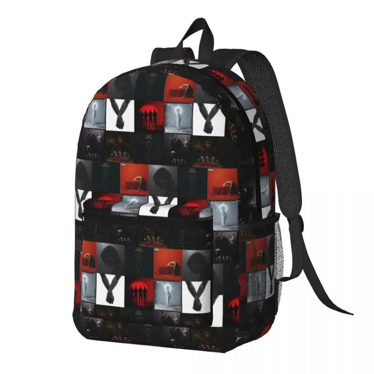 Bad Omens All Albums, Popular Singles And Members Backpack Daypack Boys Girls BookBag School Bag Shoulder Bags for Men Women