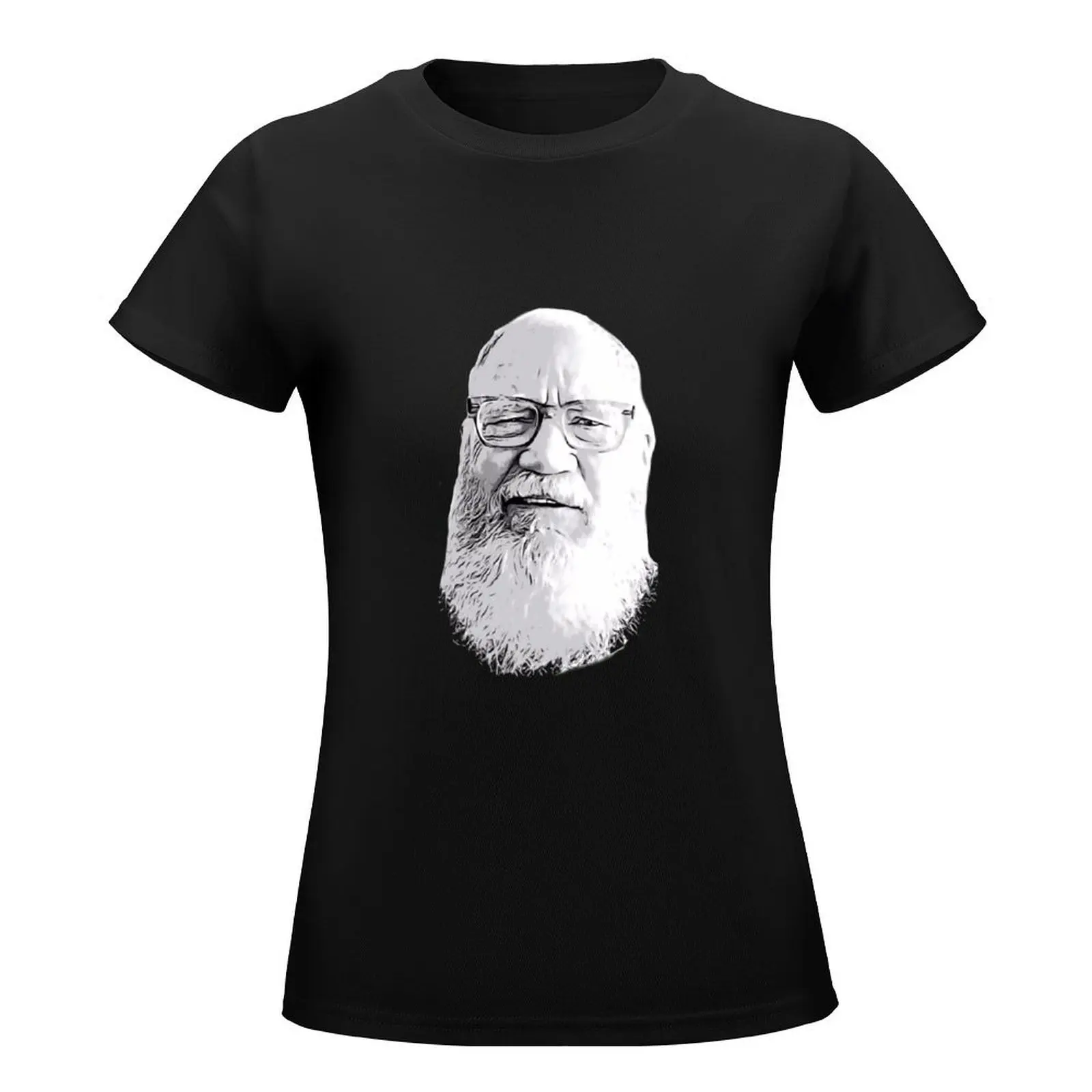 Mr. Slick Superstar David Letterman T-Shirt Blouse korean fashion summer top Female clothing T-shirt Women