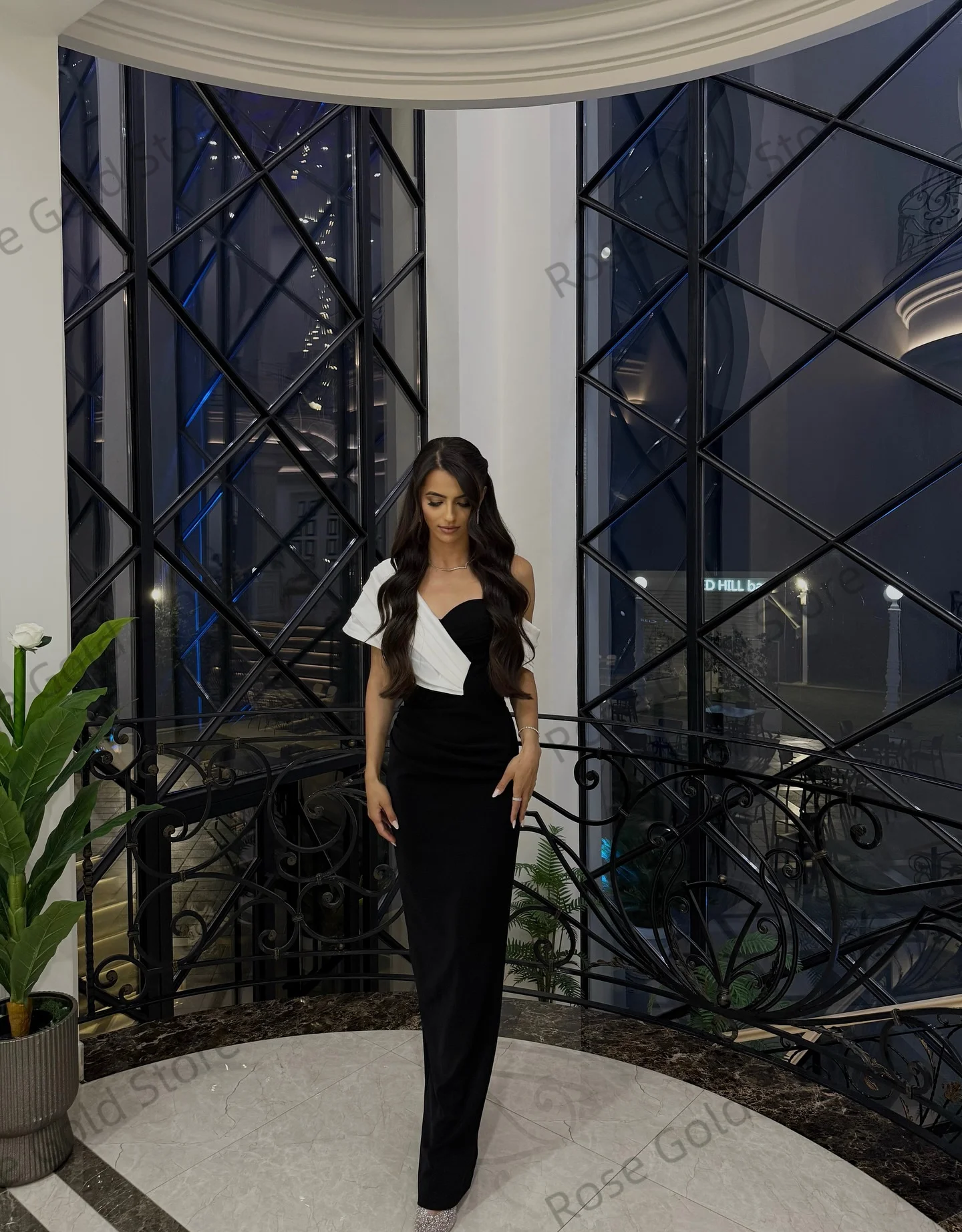 Robes de soirée sirène noires Morden, épaules dénudées, pour événements spéciaux, robes de bal personnalisées, longueur au sol