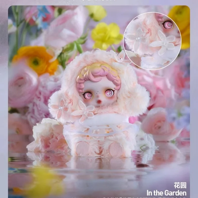 

Genuine POPMART SKULLPANDA Light Weaving Garden Series Blind Box Vinyl Face Doll Kawaii Pendant Mystery Box girl Gift collection