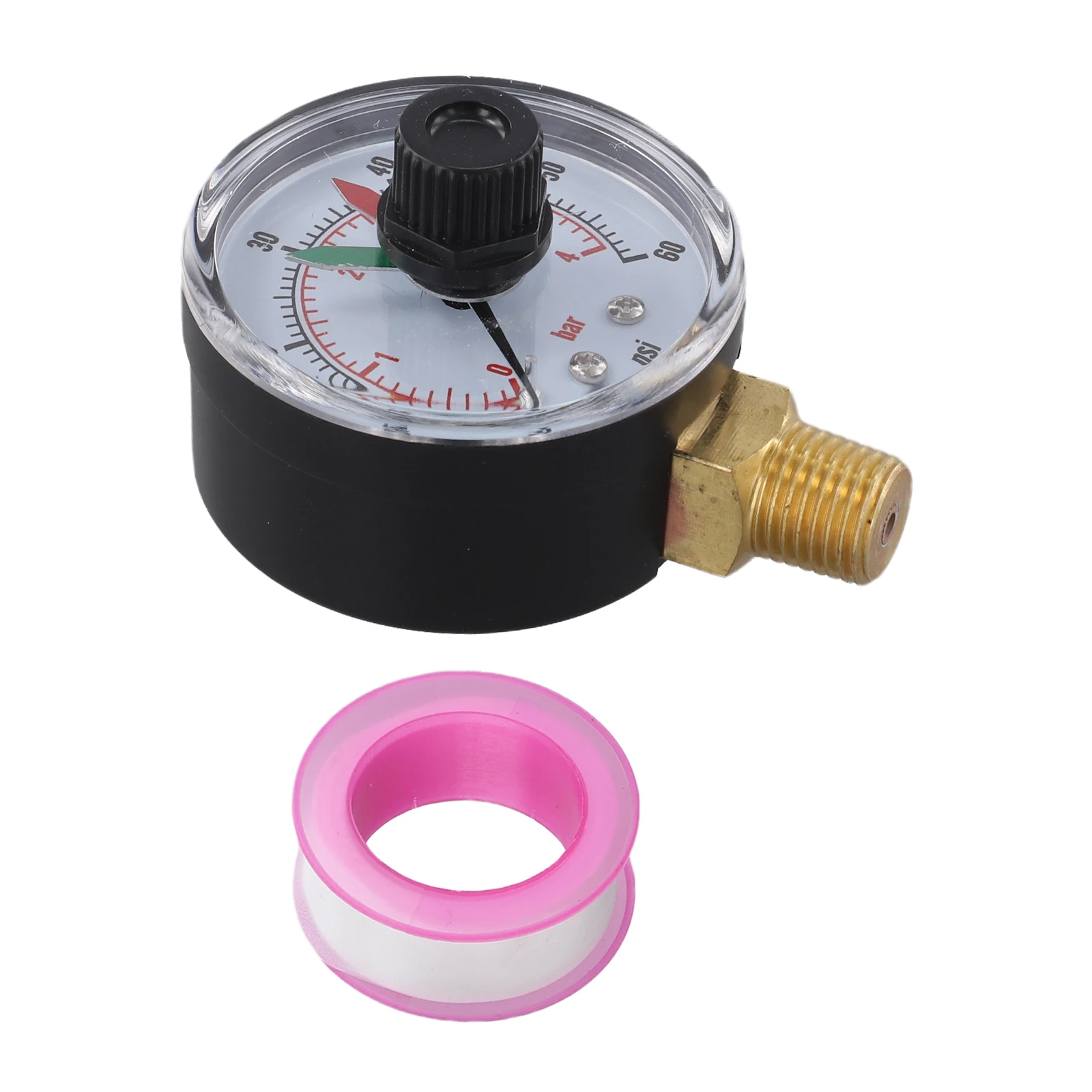 Filtration System Check Gold Black Pool Pressure Gauge Easy Installation Pool Gauge Compatible With Star-Clear
