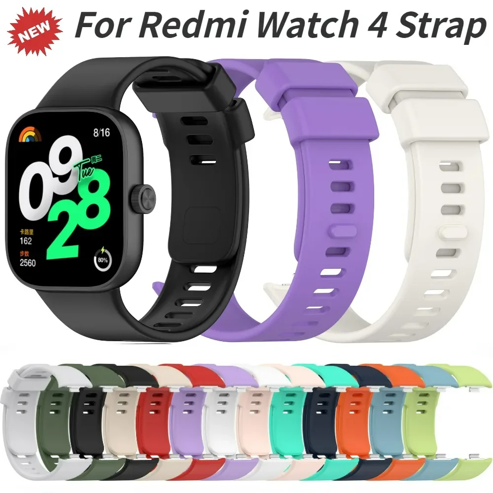 

Silicone Strap for Redmi Watch 4 Original Replaceable Wristband for Xiaomi Redmi Watch 5 Smart Watch Sport Bracelet Accessories