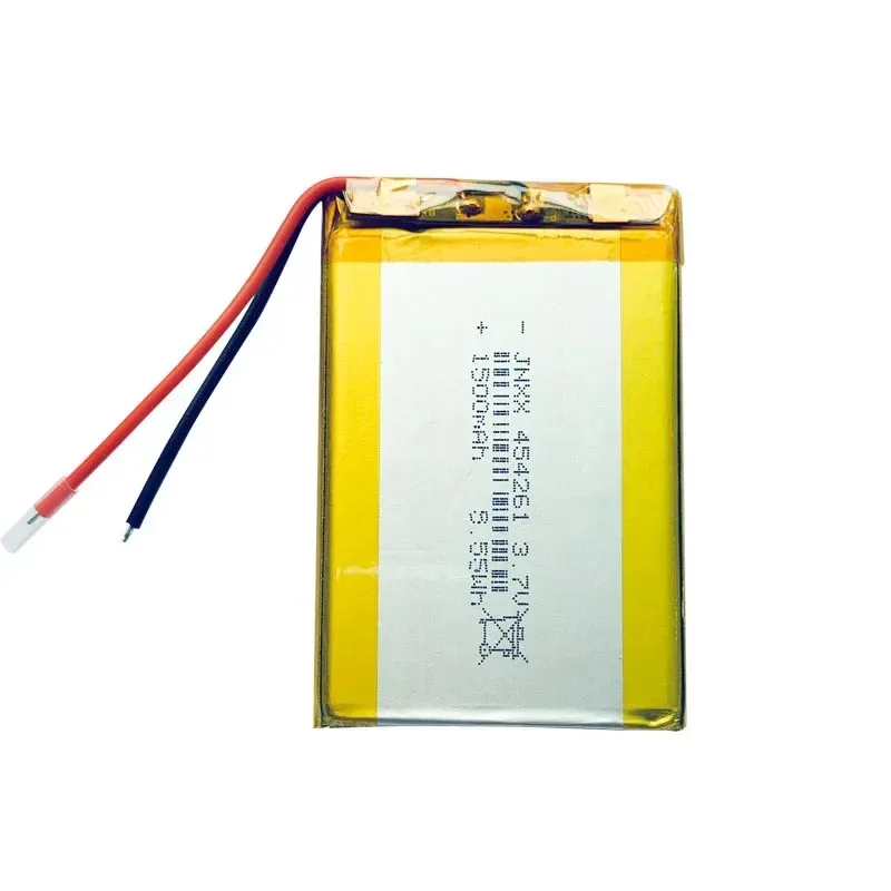 3.7V 1500mAh 5.55Wh Rechargeable Lithium Polymer Battery 454261 for GPS Camera Driving Recorder Bluetooth Speaker Battery