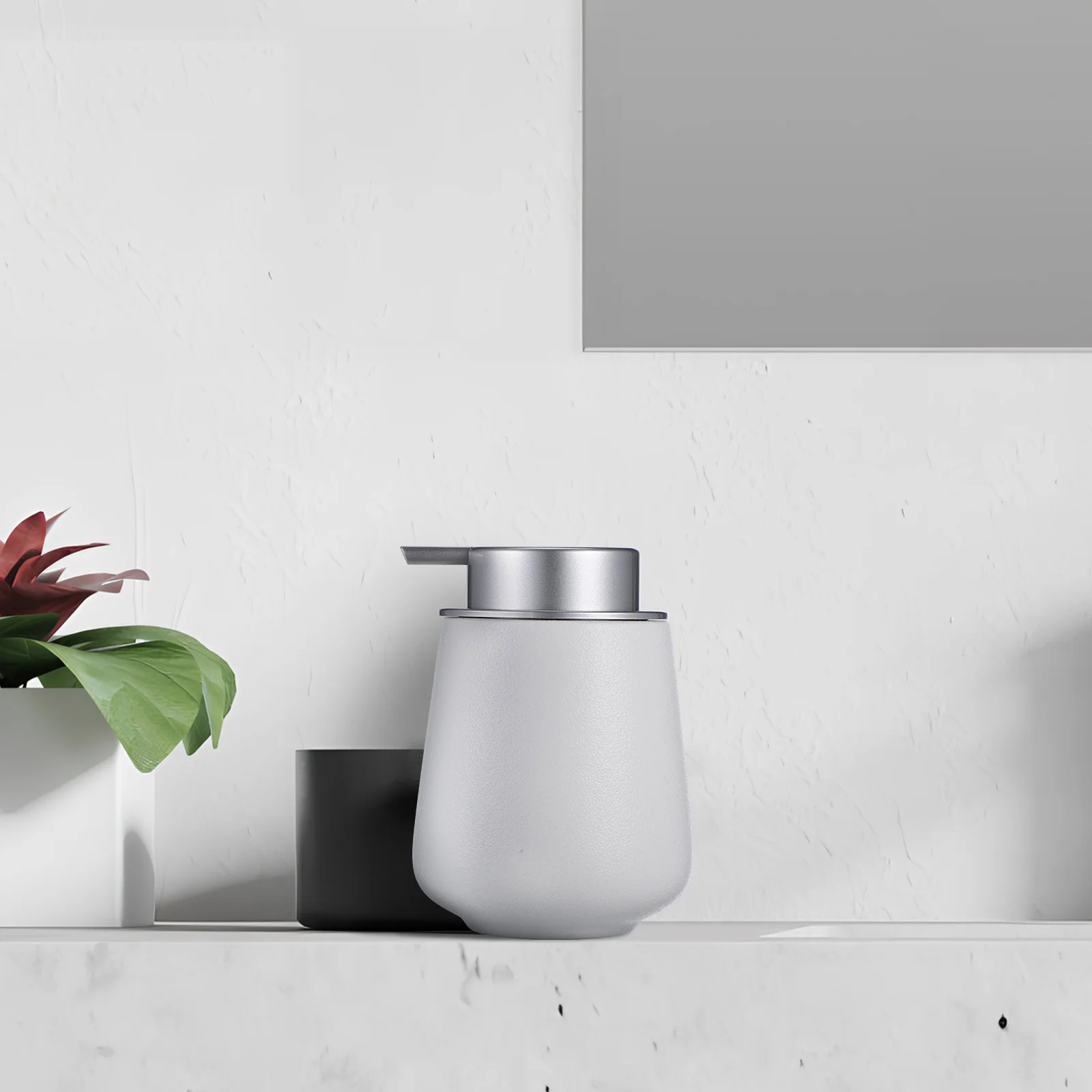 

Empty Refillable Pump Bottle for Hand Soap Body Wash Shampoo Shower Gel Dispenser Non-Transparent Leak-Proof Modern Design Easy