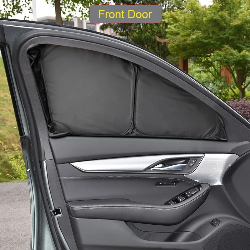 

For CADILLAC CT5 2020-Present Car Black Window Privacy Sunshade Auto Anti-UV Heat Insulation Protect Cover Interior Accessory