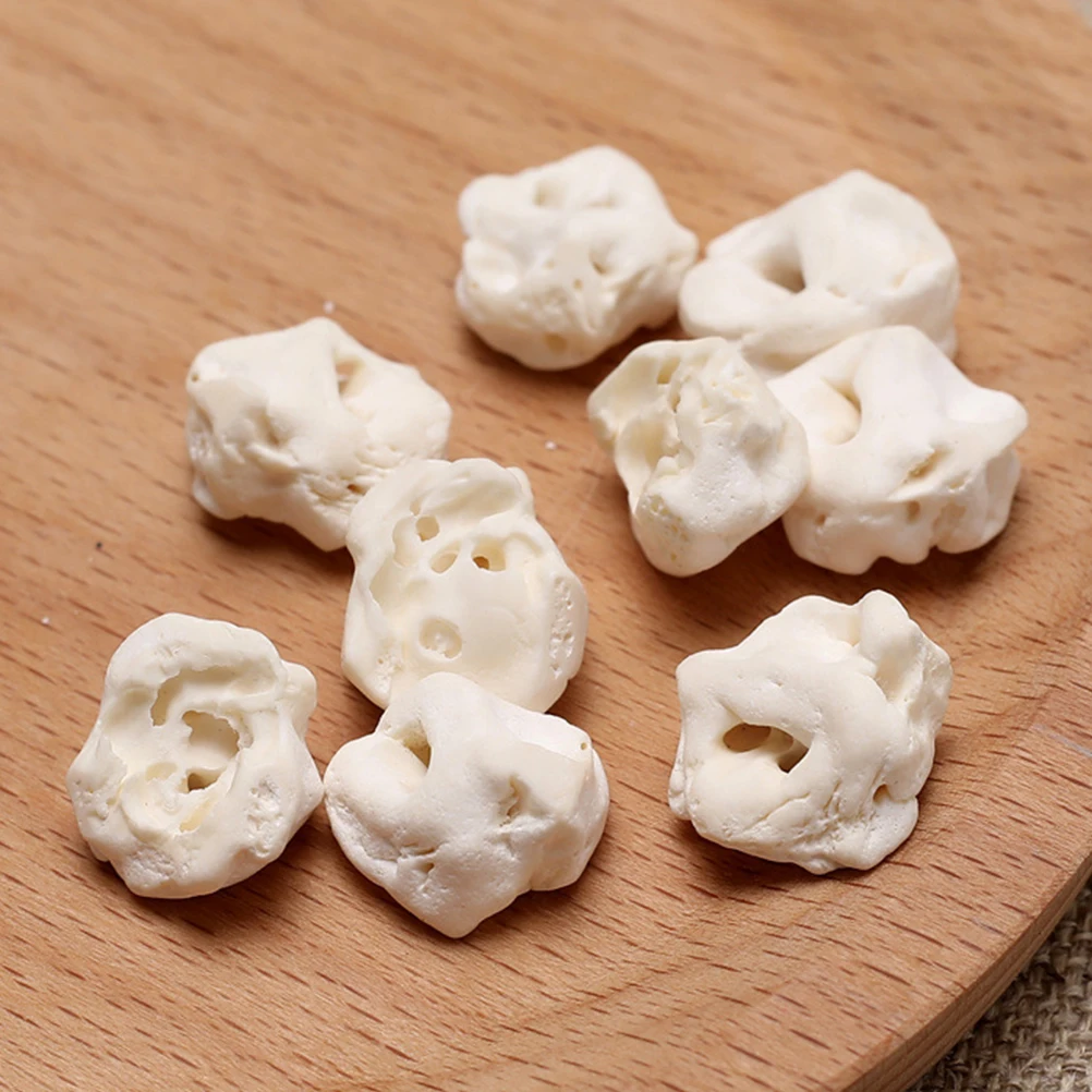 

20pcs Diy Bone For Jewelry Making Small Pig Bone Craft Beads Decorative Loose Spacer Beads Multifunctional Handmade Accessories