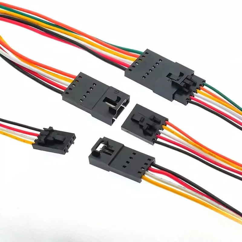 10 Pairs MX2.54 DubangHousing with Lock Male /Female Docking Wire 2.54mm Single Head 2P-6Pin 24AWG Electronic Line