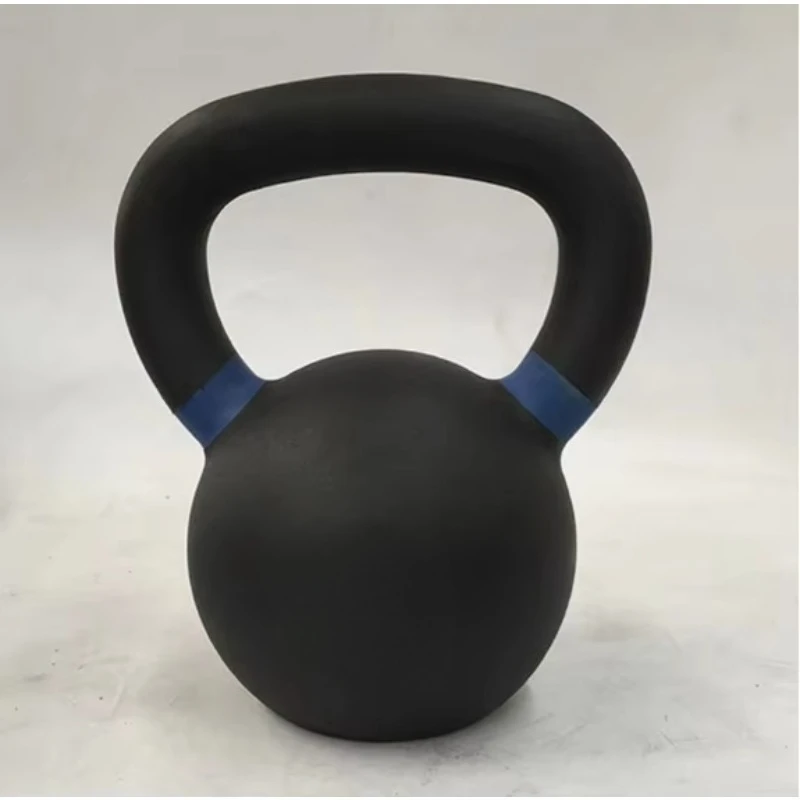 

Чугунная гиря с порошковым покрытием, сверхпрочная, для домашнего фитнеса, портативная и водонепроницаемая, для силовых тренировок