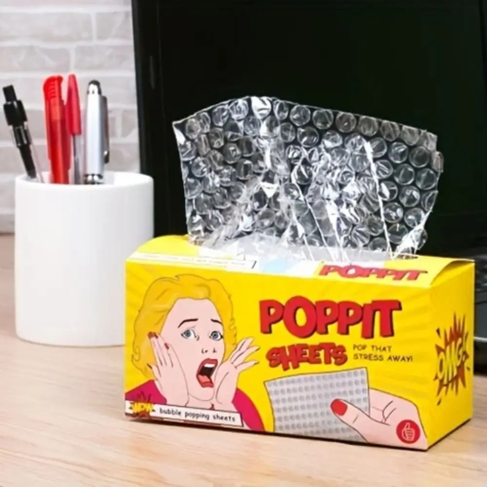 

Bubble Paper Film Mini Bubble Wrap Transparent Circular Bubble Bubble Pumping Paper Press Pinch Burst Poppit Stress Sheets