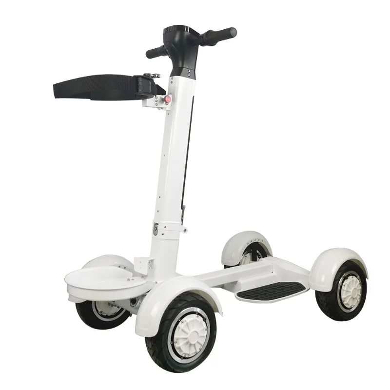 The electric golf cart features 2000W high-power, foldable, fashionable golf-specific skateboards