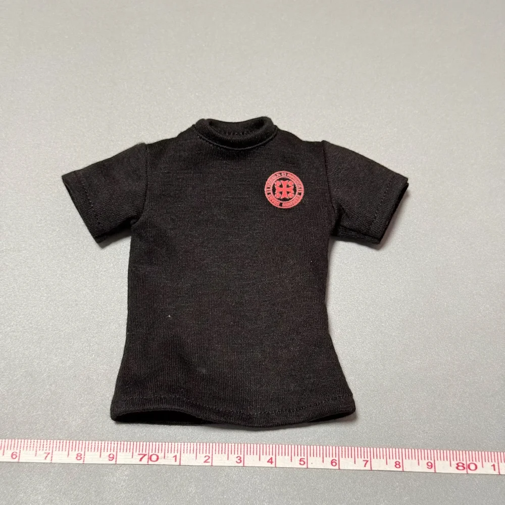 ES SDS13R ZERT 1/6 Scale Soldier Black T-shirt Model for 12'' Action Figure
