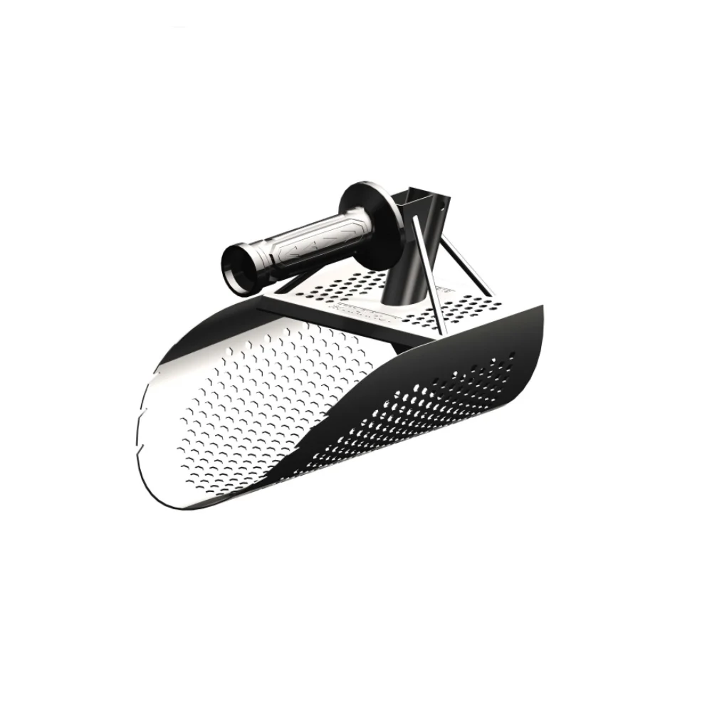 Handheld Metal Detecting Tools Beach Sand Scoop Metal Detector Stainless Steel Sand Scoop Multi-function Shovel Detector Tools