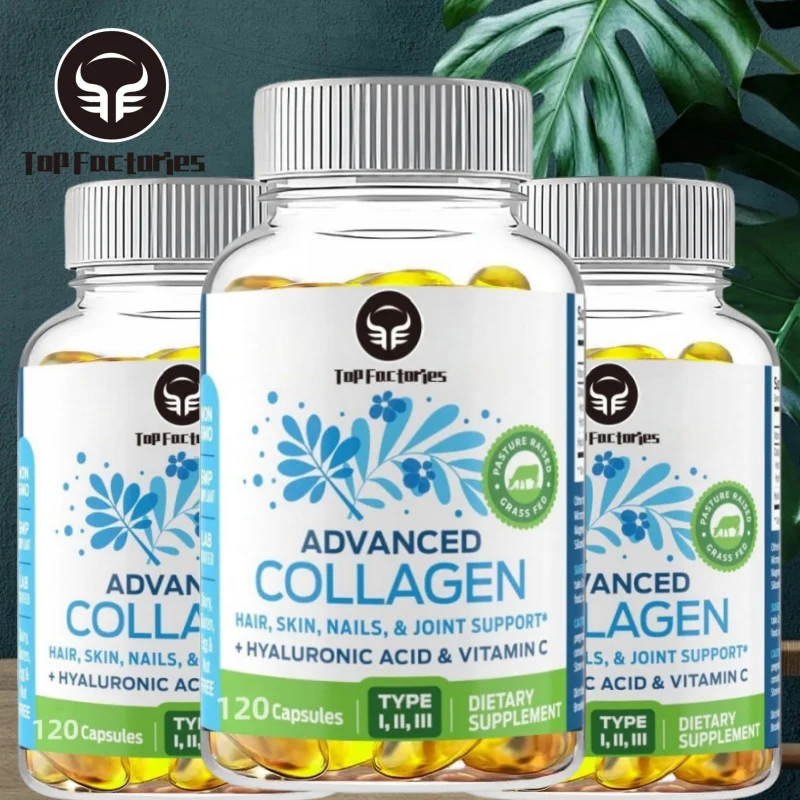 

Collagen Supplement Rich In Vitamin C And Biotin - Supports Nails And Hair, Smooth Skin, Joint And Bone