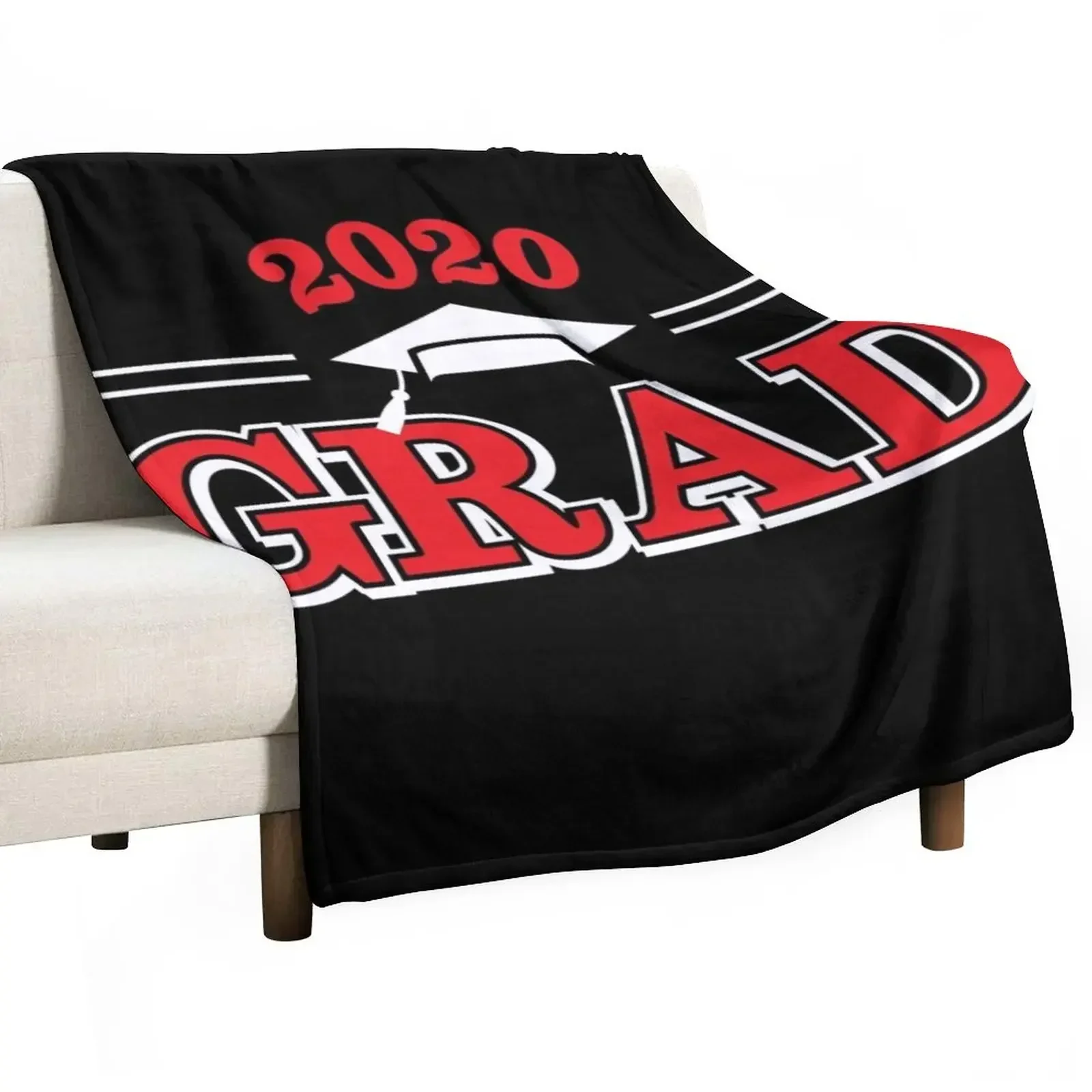 

Class of 2020 Graduation Cap with tassel, grad 2020 hat Throw Blanket Sofa Quilt anime Blankets