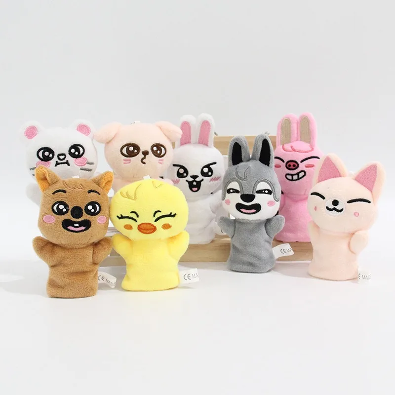 Nuovo StrayKids Mini Ciondolo Cartoon Dito Peluche Casa Gioco Interattivo SKZOO Portachiavi Zaino Ciondolo Regalo Di Natale
