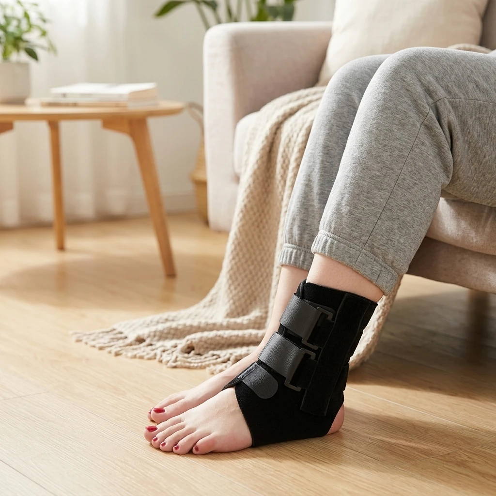 Stabilizing Ankle Brace Breathable for Sprained Ankle Recovery Rigid Support Splint Injury Sports Protection sleeve
