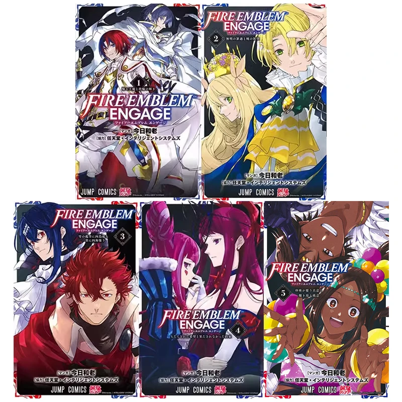 Fire Emblem 1-5 Heroes Character Art Book Japanese Edition Engaga Manga Complete Guide Book Pre-Order
