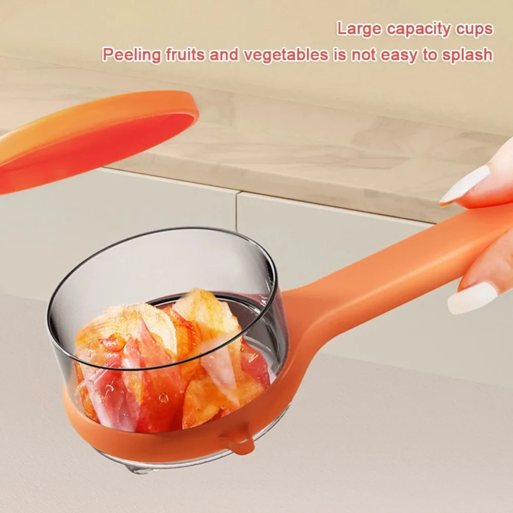 Multifunctional Peeler With Storage Box Manual Apple Peeling Cutter Portable Veggie Potatoes Peelers Kitchen Accessories