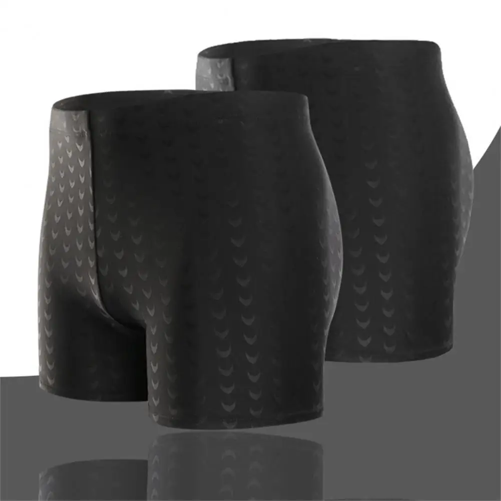 Casual Swimming Trunks Summer Clothing High Elasticity Quick-drying Men Short Boxer Swimming Trunks Surf Shorts Knee Length