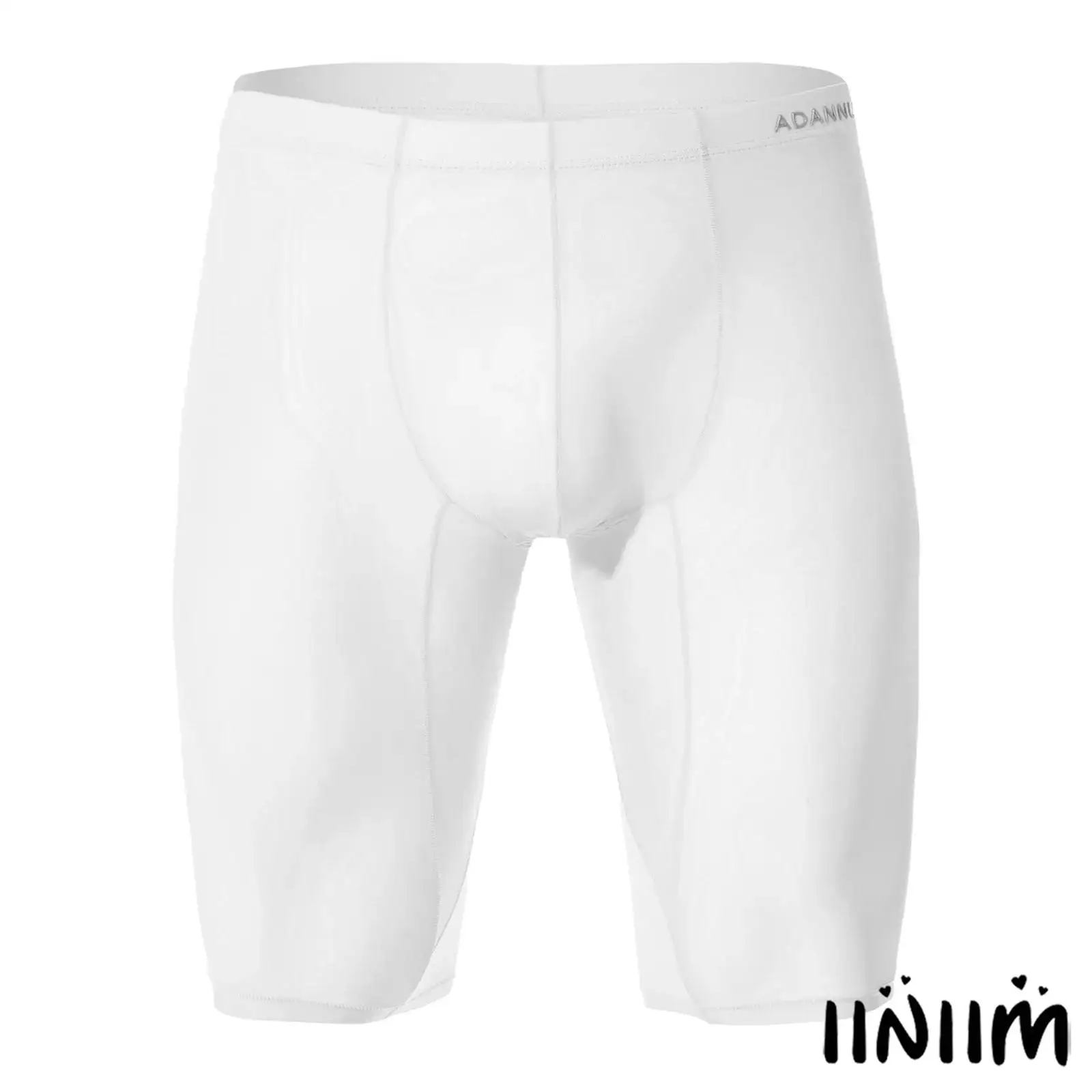 

Мужское прозрачное сетчатое нижнее белье для взрослых, шорты с эластичным поясом, выпуклая сумка, пятые брюки, шелковистые мягкие плавки, шорты, одежда для сна