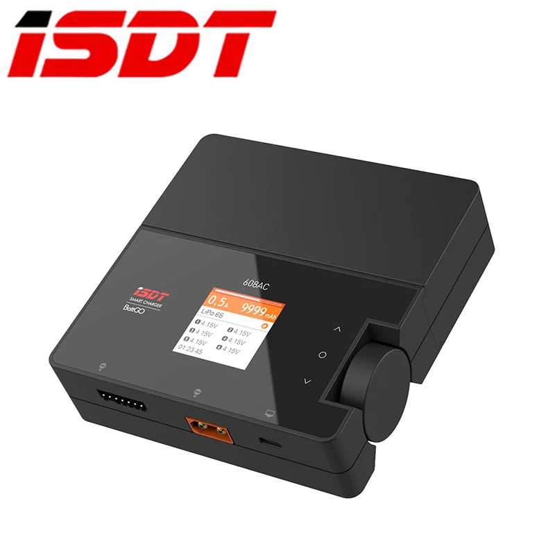 

ISDT 608AC AC 50W DC 200W 8A BattGo Smart Battery Charger Discharger with Detachable Power Supply