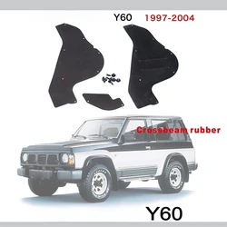 Mudguards For Nissan Patrol Y60 Crossbeam Rubber Accessories Patrol Y60 Fender Beam Protective Gasket