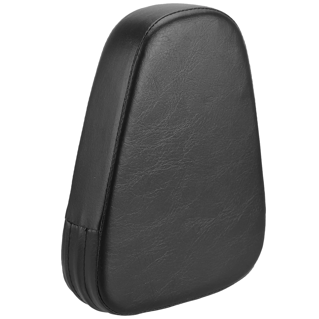 Black Rear Passenger Sissy Bar Backrest Cushion Rest Pad Fit For Harley Yamaha Honda Suzuki Kawasaki